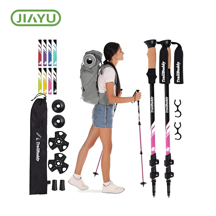 Naaayos na Telescopic Trekking Pole