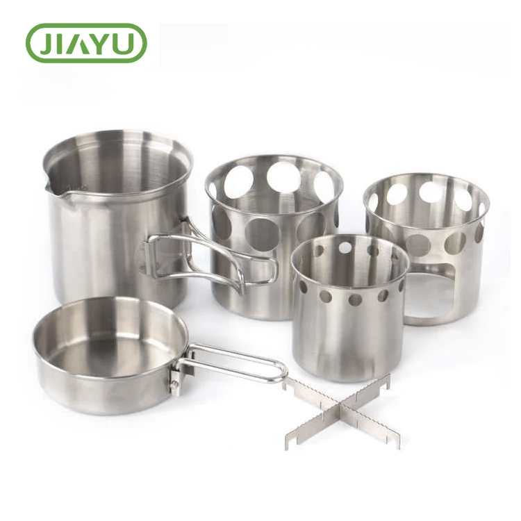 Itakda ang aluminyo camping cook