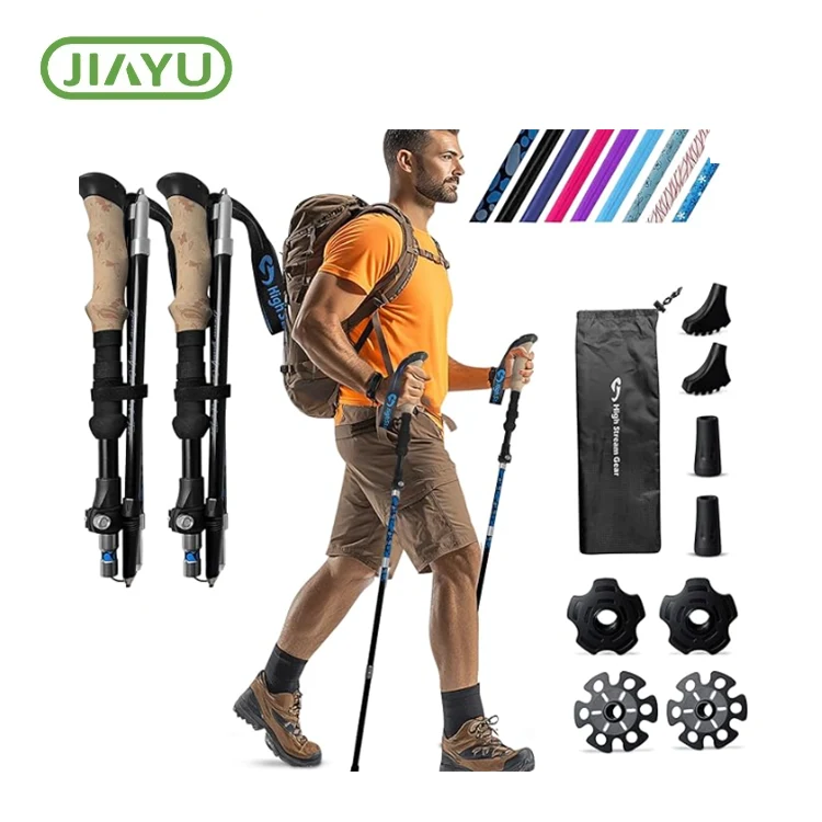 Nakabagsak na poste ng hiking ng Nordic