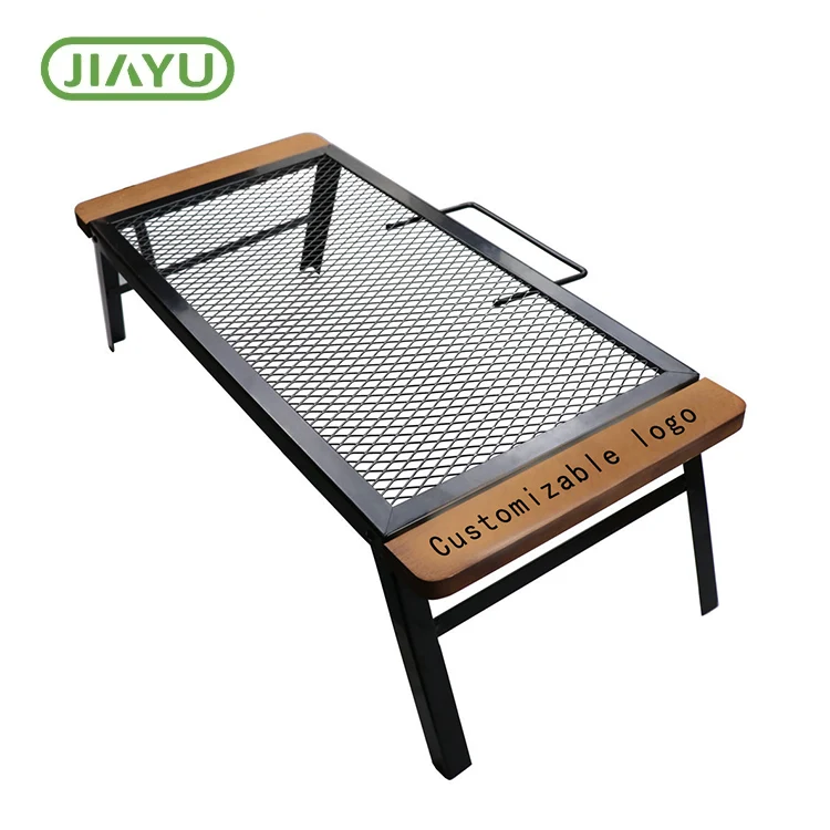 Nakatiklop na Iron Outdoor Camping Table