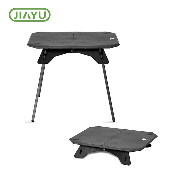 Magaan na nakatiklop na mesa ng mini camping